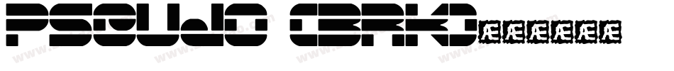 Pseudo (BRK)字体转换